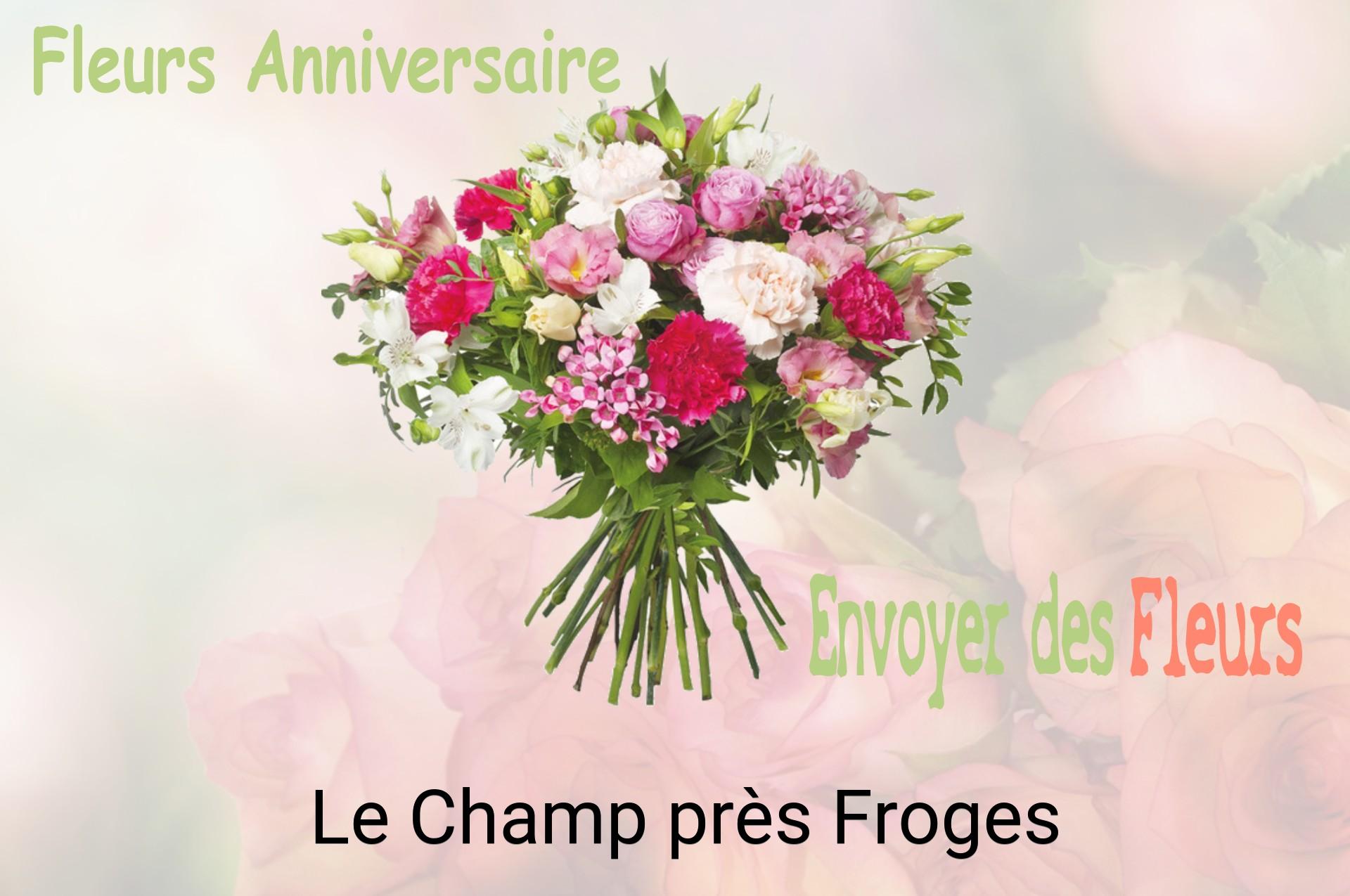 Bouquet de fleurs d’anniversaire livré à Le Champ-près-Froges