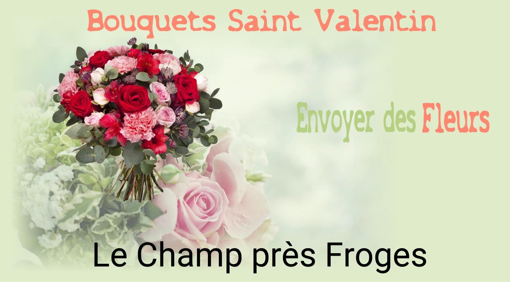 Roses de Saint-Valentin livrées à Le Champ-près-Froges